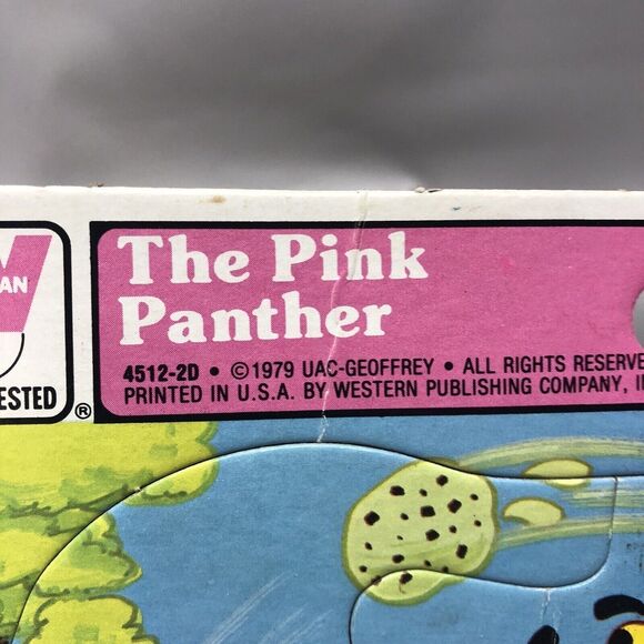 Vintage 1979 Pink Panther Whitman Frame-Tray Puzzle - Juggling Unicycle Fun! - Picture 8 of 14